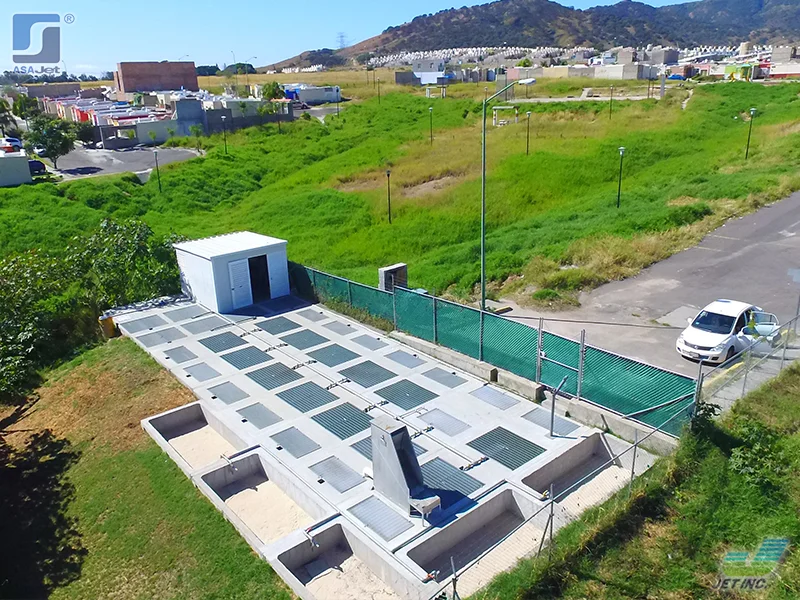 planta de tratamiento prefabricada de concreto en villa hermosa